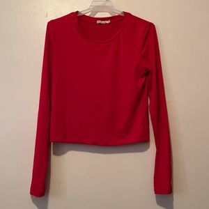 Red long sleeves shirt size M
